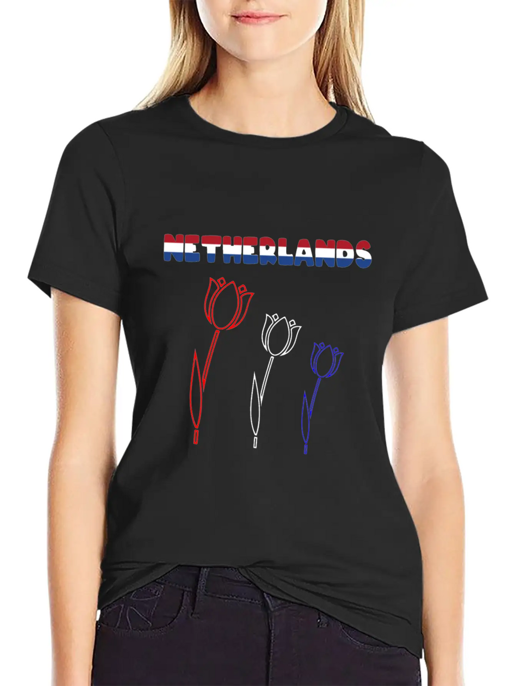 Netherlands Tulips Stylish Everyday T-Shirt – Unisex Basic Cotton Tee