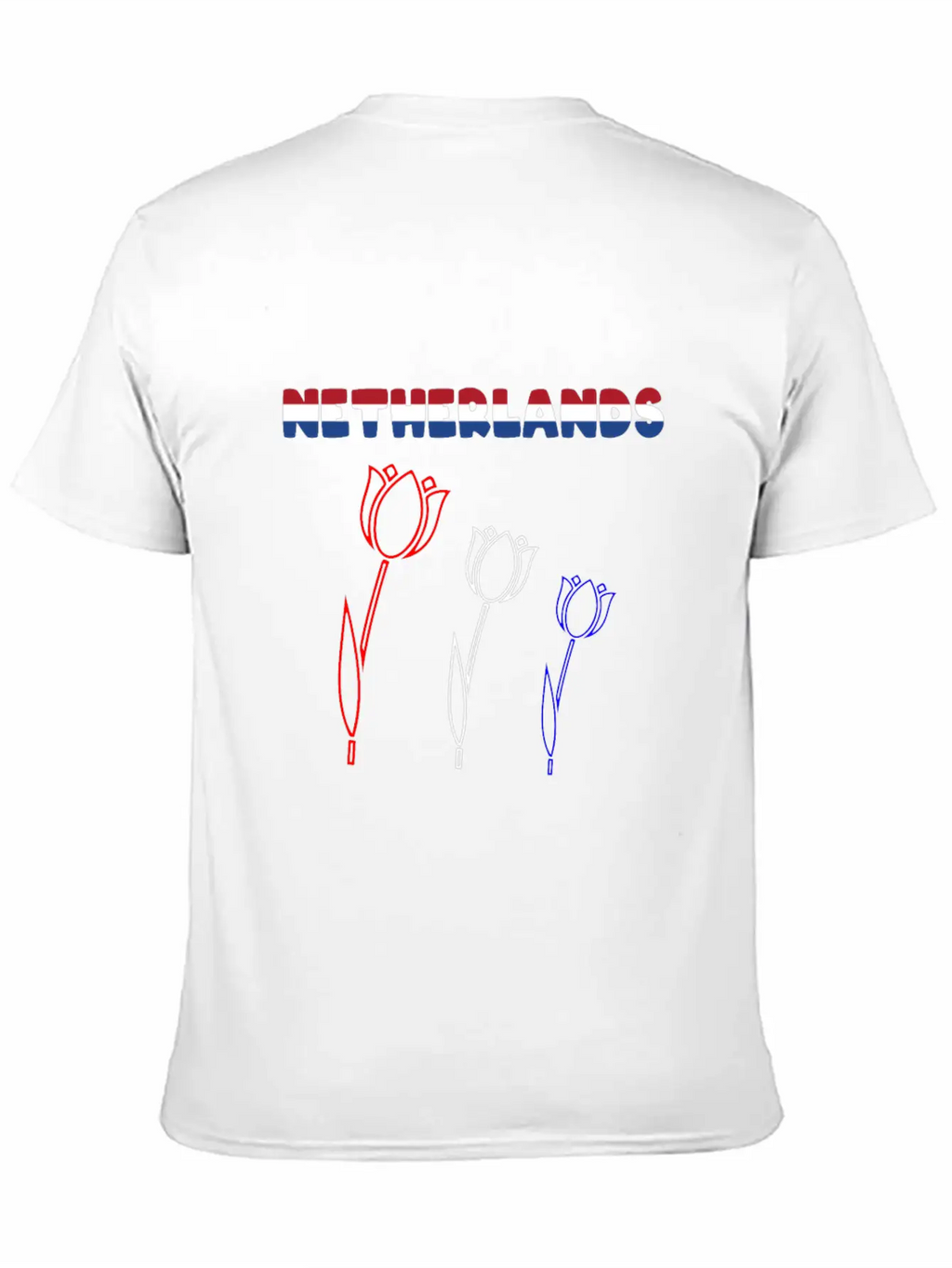 Netherlands Tulips Stylish Everyday T-Shirt – Unisex Basic Cotton Tee