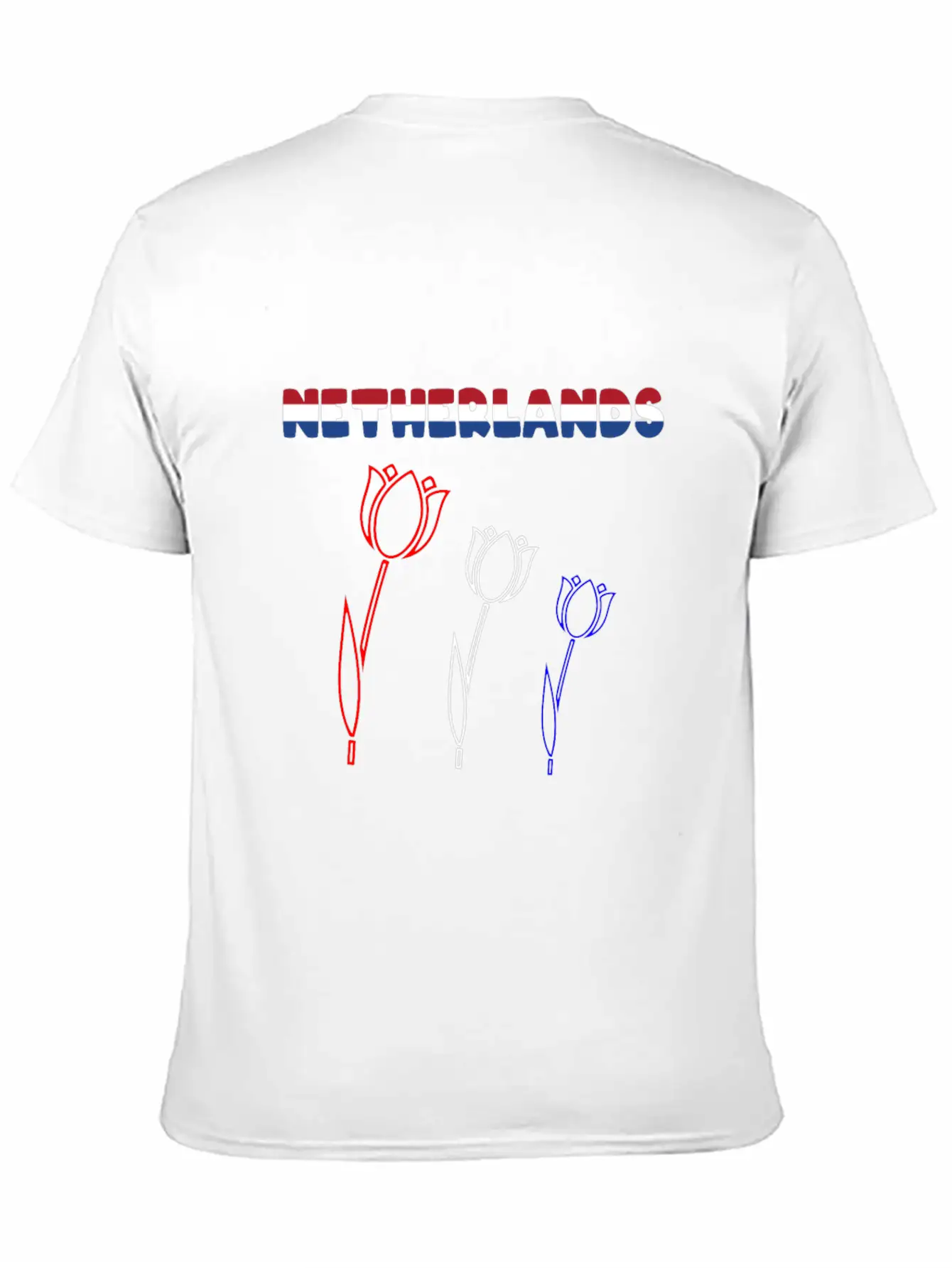 Netherlands Tulips Stylish Everyday T-Shirt – Unisex Basic Cotton Tee