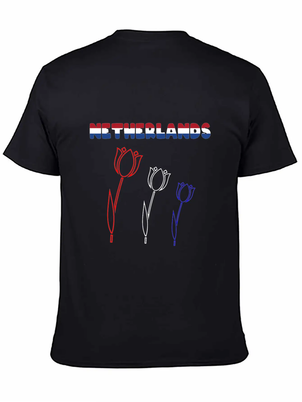 Netherlands Tulips Stylish Everyday T-Shirt – Unisex Basic Cotton Tee