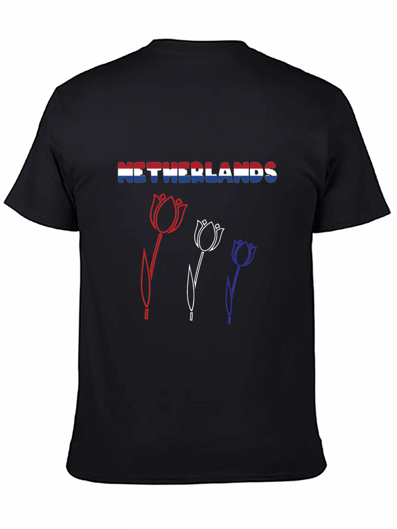 Netherlands Tulips Stylish Everyday T-Shirt – Unisex Basic Cotton Tee