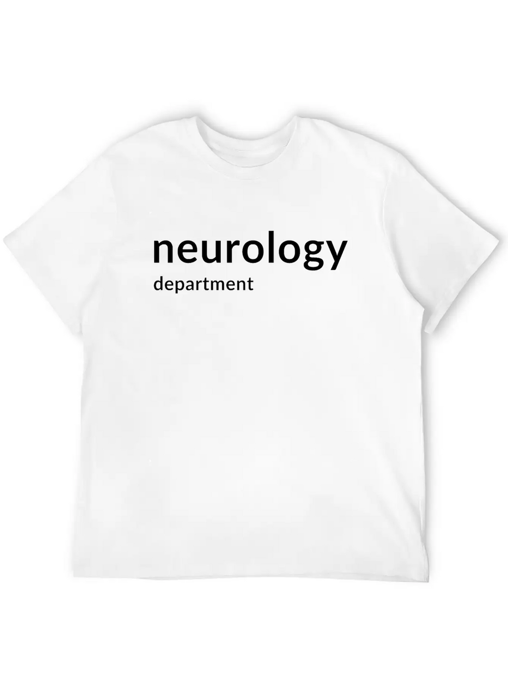 Neurology Hospital Unisex Casual T-Shirt – Clean Design For Daily Comfort