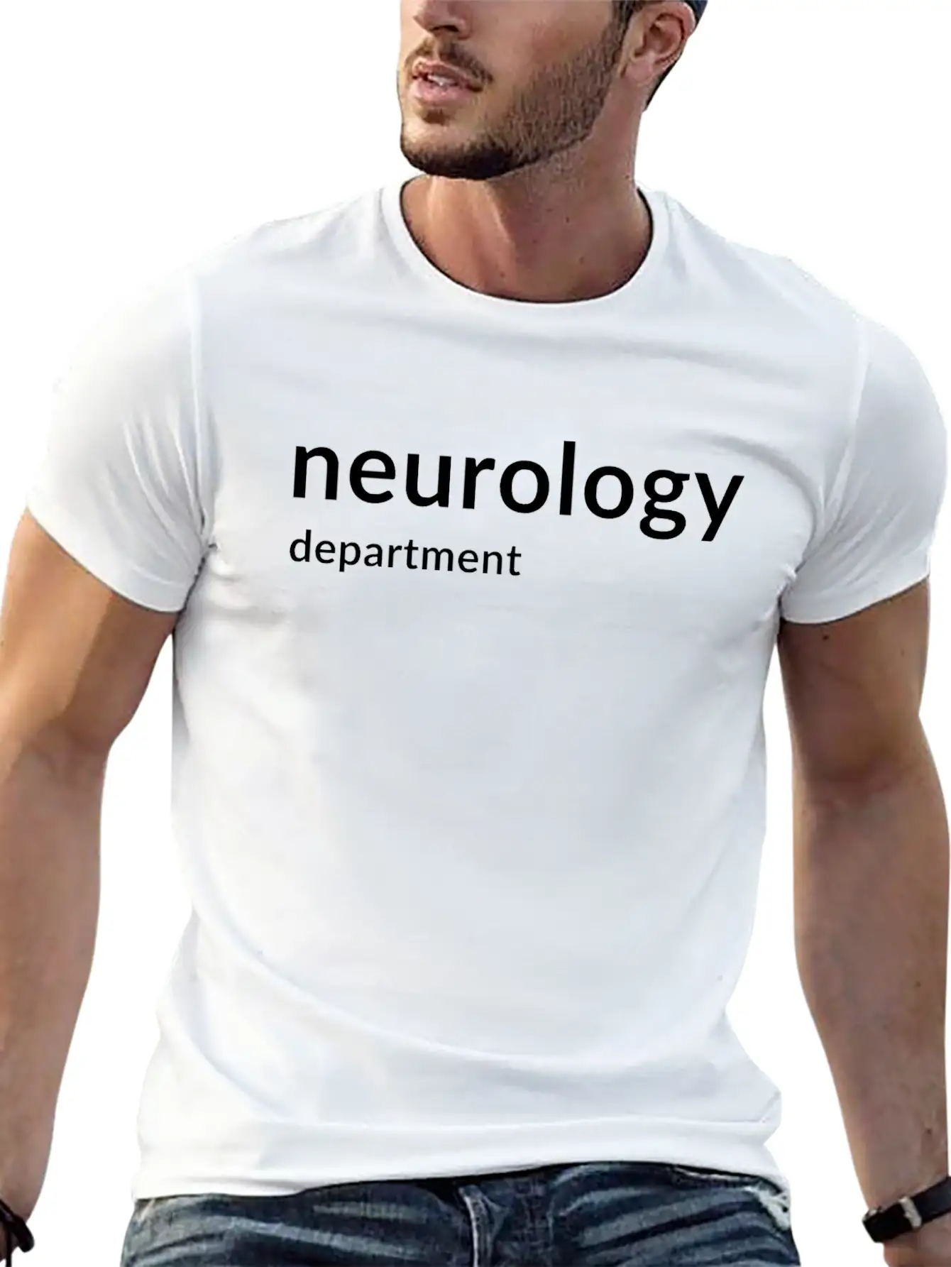 Neurology Hospital Unisex Casual T-Shirt – Clean Design For Daily Comfort