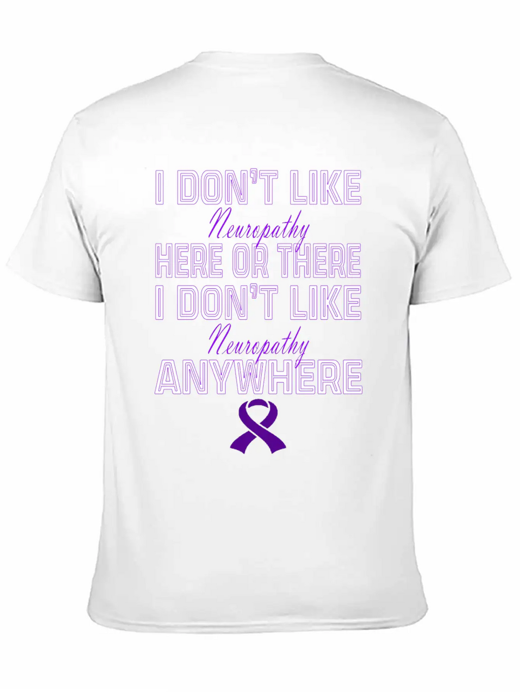Neuropathy Awareness Relaxed Everyday Tee – Lightweight And Durable Cotton