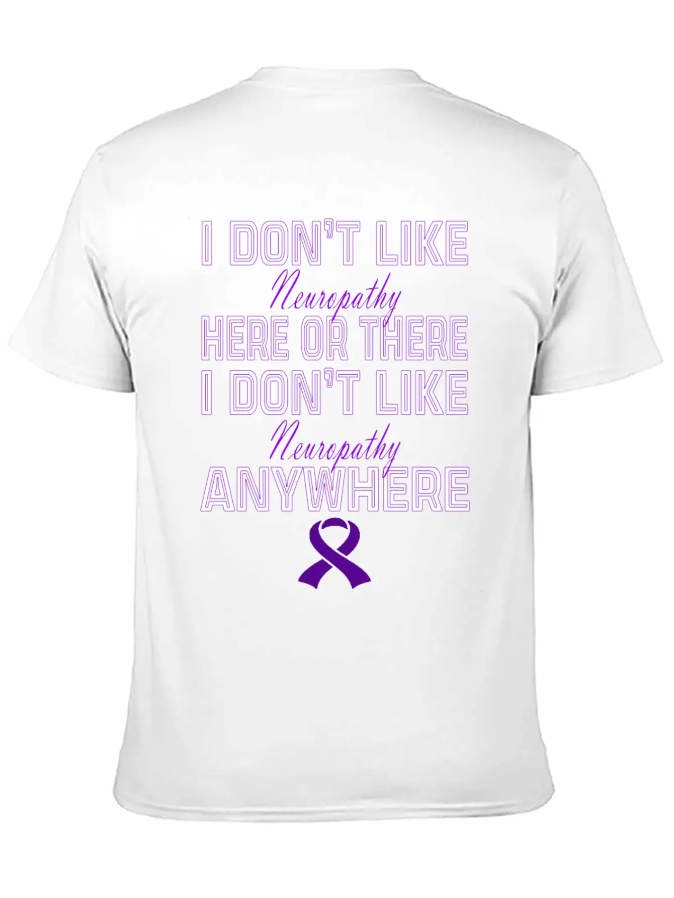 Neuropathy Awareness Relaxed Everyday Tee – Lightweight And Durable Cotton