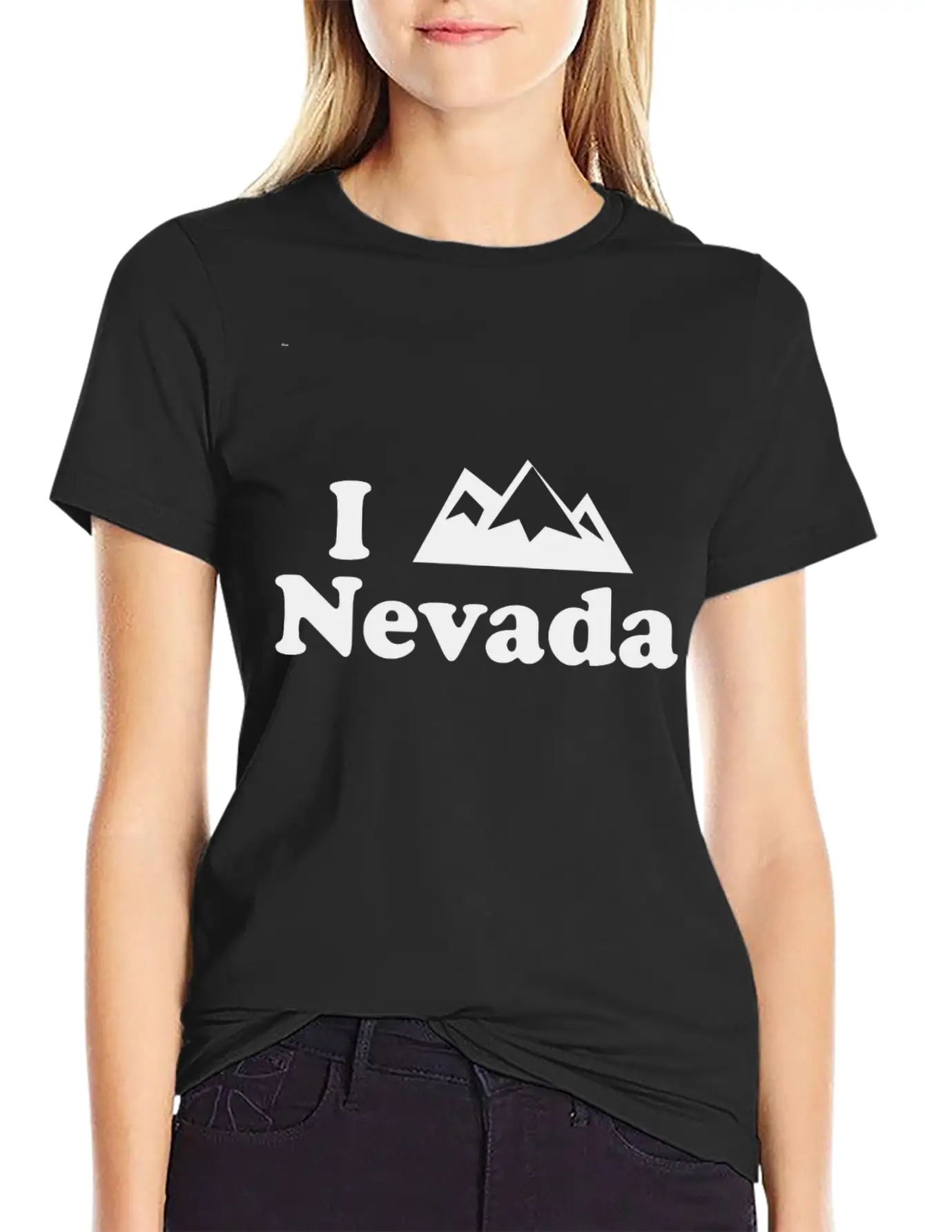 Nevada Mountain Stylish Everyday T-Shirt – Unisex Basic Cotton Tee