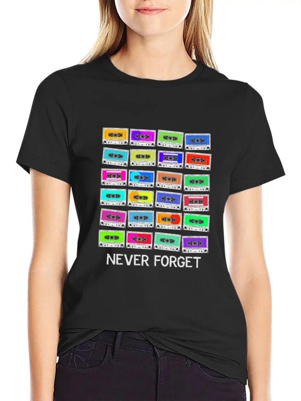 Never Forget Audio Cassette Tape - Never Forget Unisex Casual T-Shirt – Clean Design For Daily Comfort