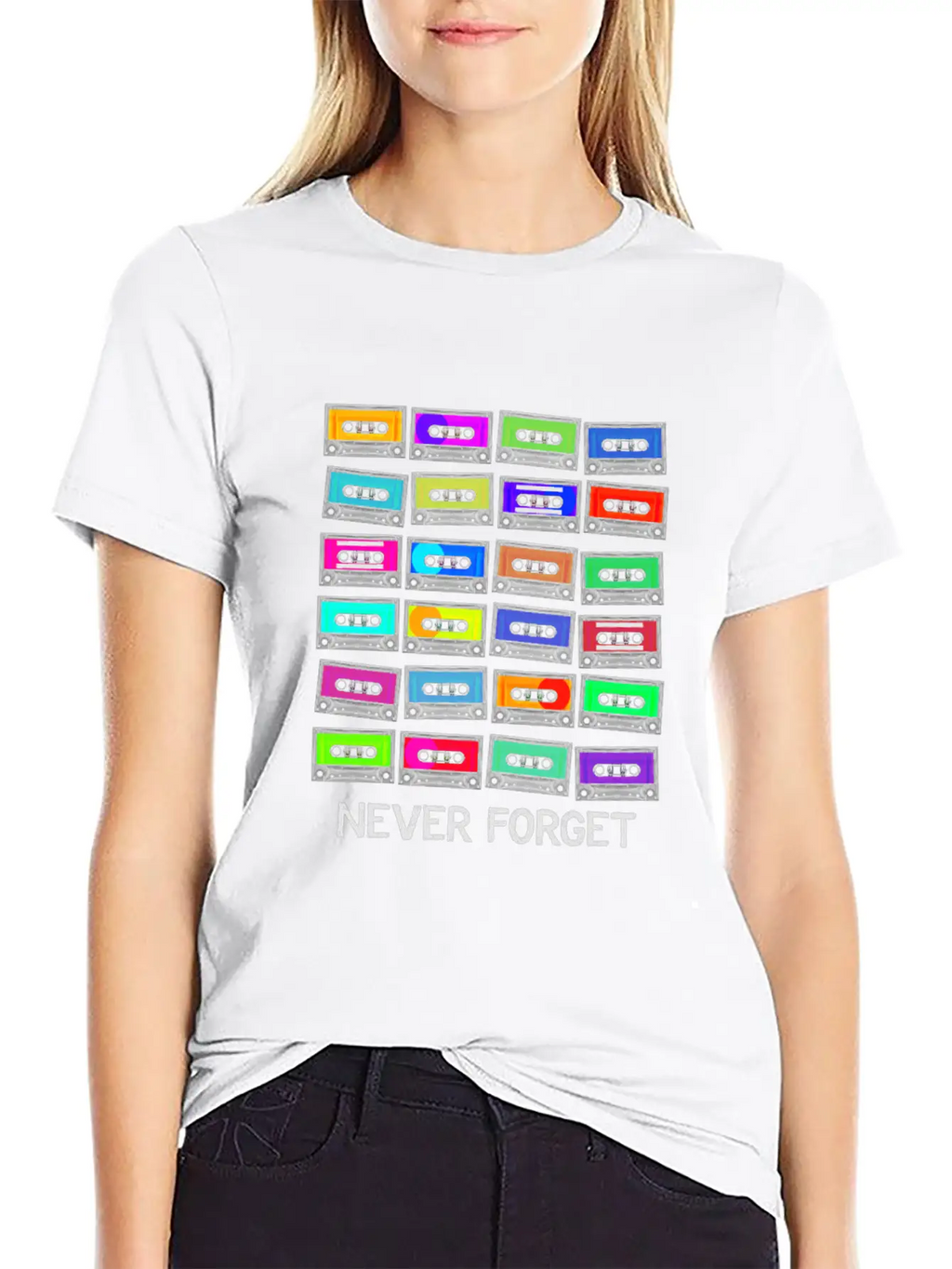 Never Forget Audio Cassette Tape - Never Forget Unisex Casual T-Shirt – Clean Design For Daily Comfort