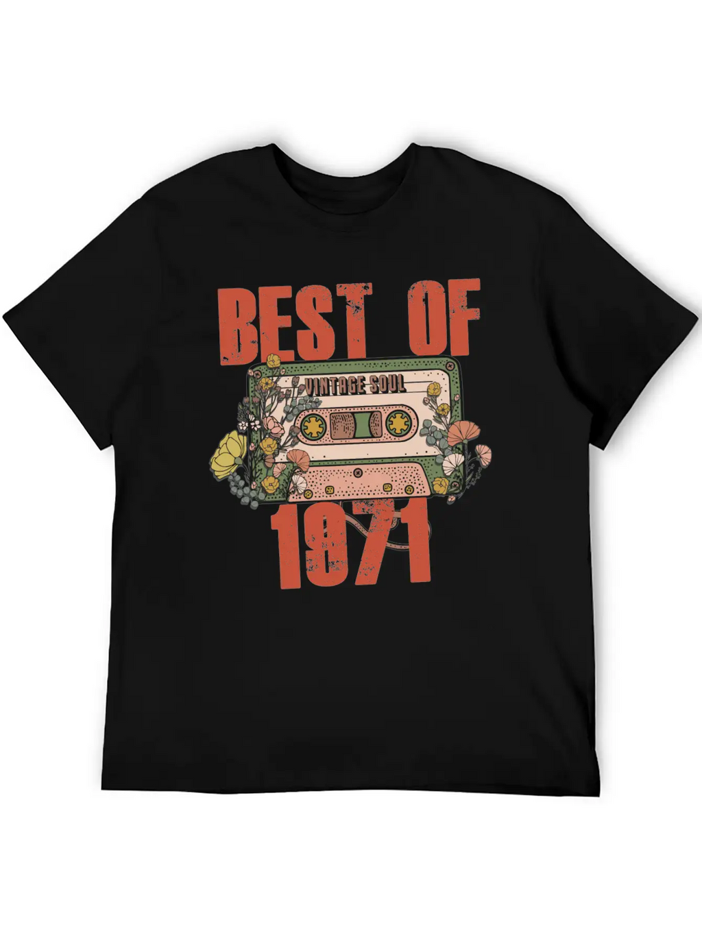 Never Forget Cassette Best Of 1971 Unisex Casual T-Shirt – Clean Design For Daily Comfort