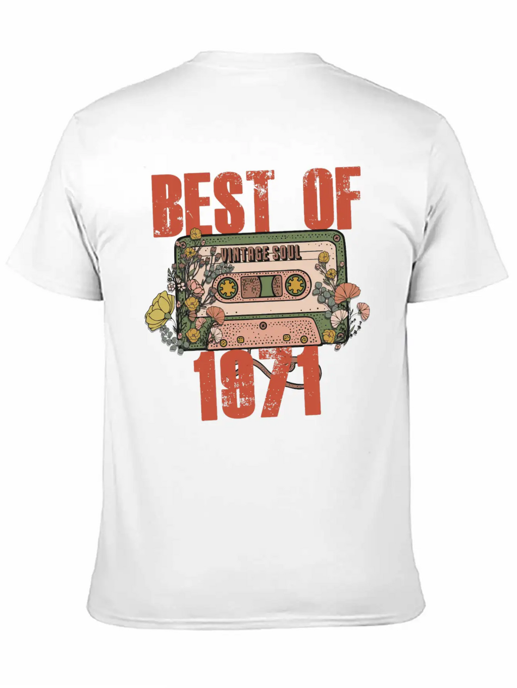 Never Forget Cassette Best Of 1971 Unisex Casual T-Shirt – Clean Design For Daily Comfort