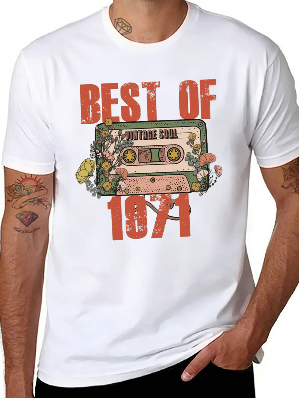 Never Forget Cassette Best Of 1971 Unisex Casual T-Shirt – Clean Design For Daily Comfort