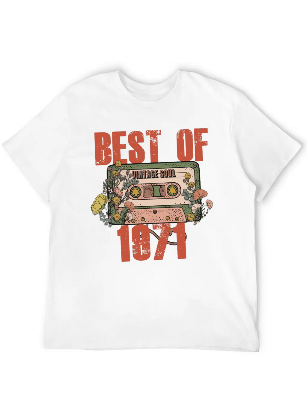 Never Forget Cassette Best Of 1971 Unisex Casual T-Shirt – Clean Design For Daily Comfort