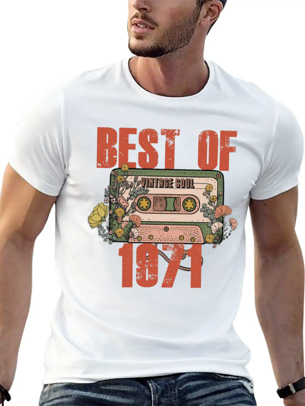 Never Forget Cassette Best Of 1971 Unisex Casual T-Shirt – Clean Design For Daily Comfort