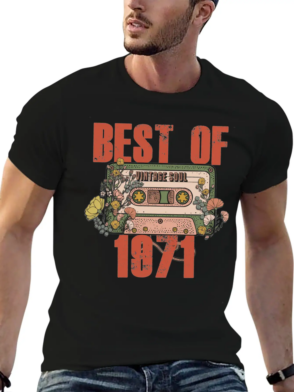 Never Forget Cassette Best Of 1971 Unisex Casual T-Shirt – Clean Design For Daily Comfort
