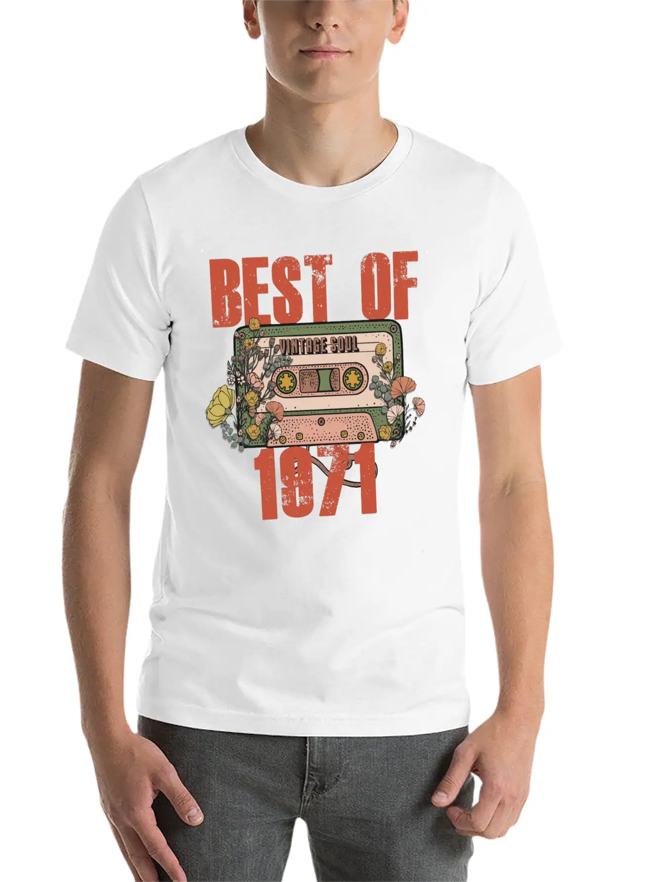 Never Forget Cassette Best Of 1971 Unisex Casual T-Shirt – Clean Design For Daily Comfort