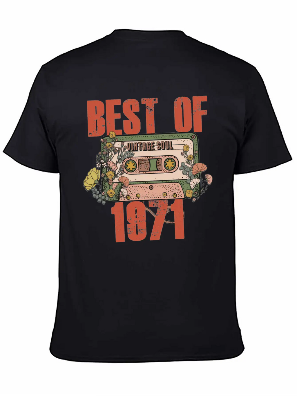 Never Forget Cassette Best Of 1971 Unisex Casual T-Shirt – Clean Design For Daily Comfort