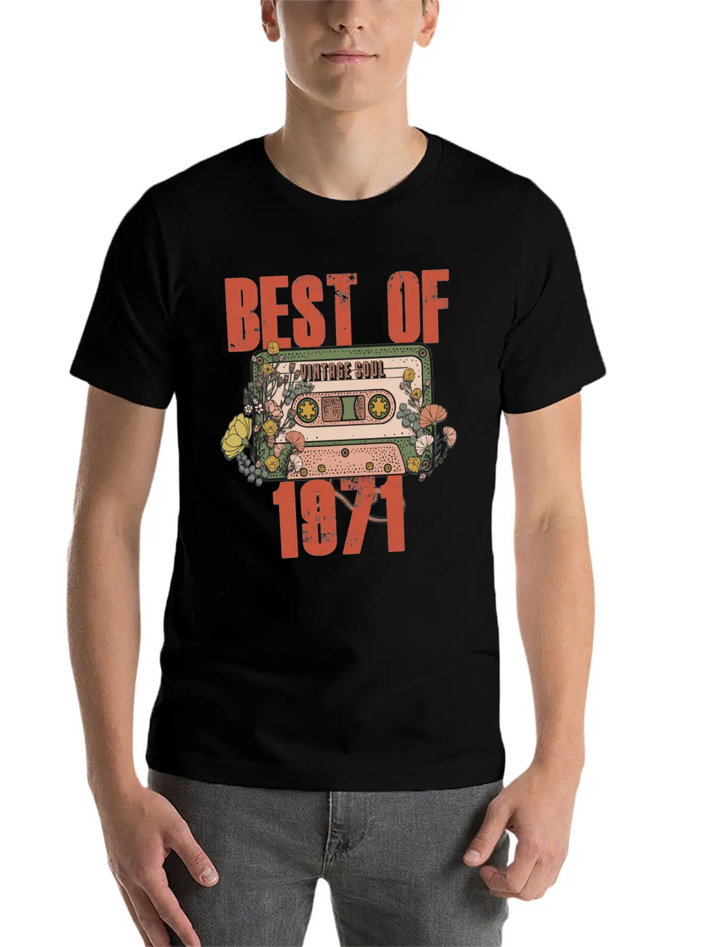 Never Forget Cassette Best Of 1971 Unisex Casual T-Shirt – Clean Design For Daily Comfort