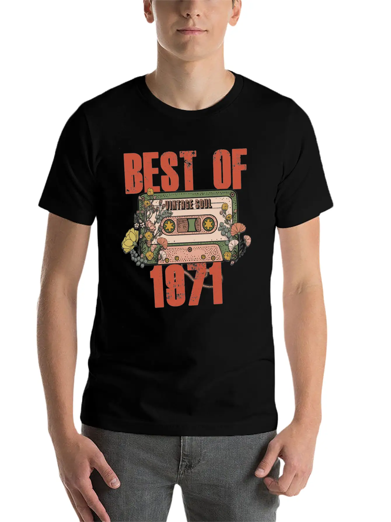 Never Forget Cassette Best Of 1971 Unisex Casual T-Shirt – Clean Design For Daily Comfort