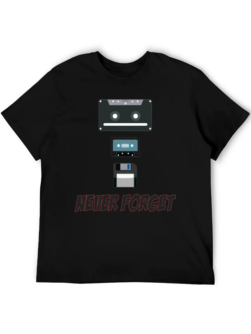 Never Forget - Music Funny T-Shirt Classic Cotton Tee – Unisex Comfort For Any Season