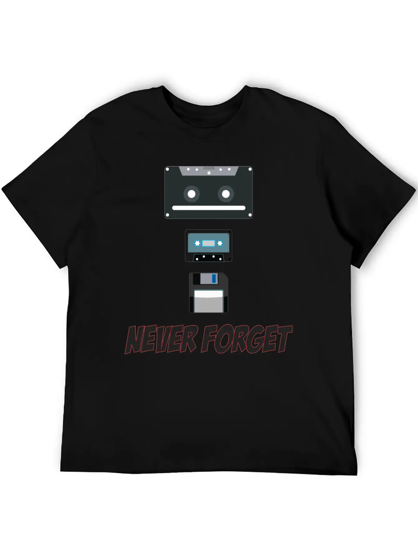 Never Forget - Music Funny T-Shirt Classic Cotton Tee – Unisex Comfort For Any Season