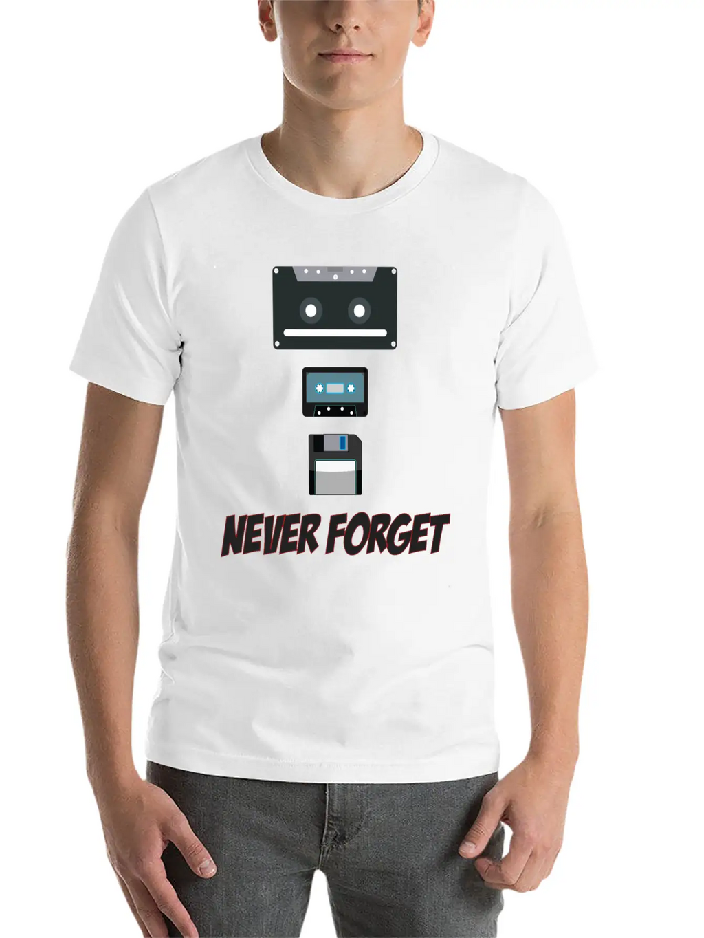Never Forget - Music Funny T-Shirt Classic Cotton Tee – Unisex Comfort For Any Season