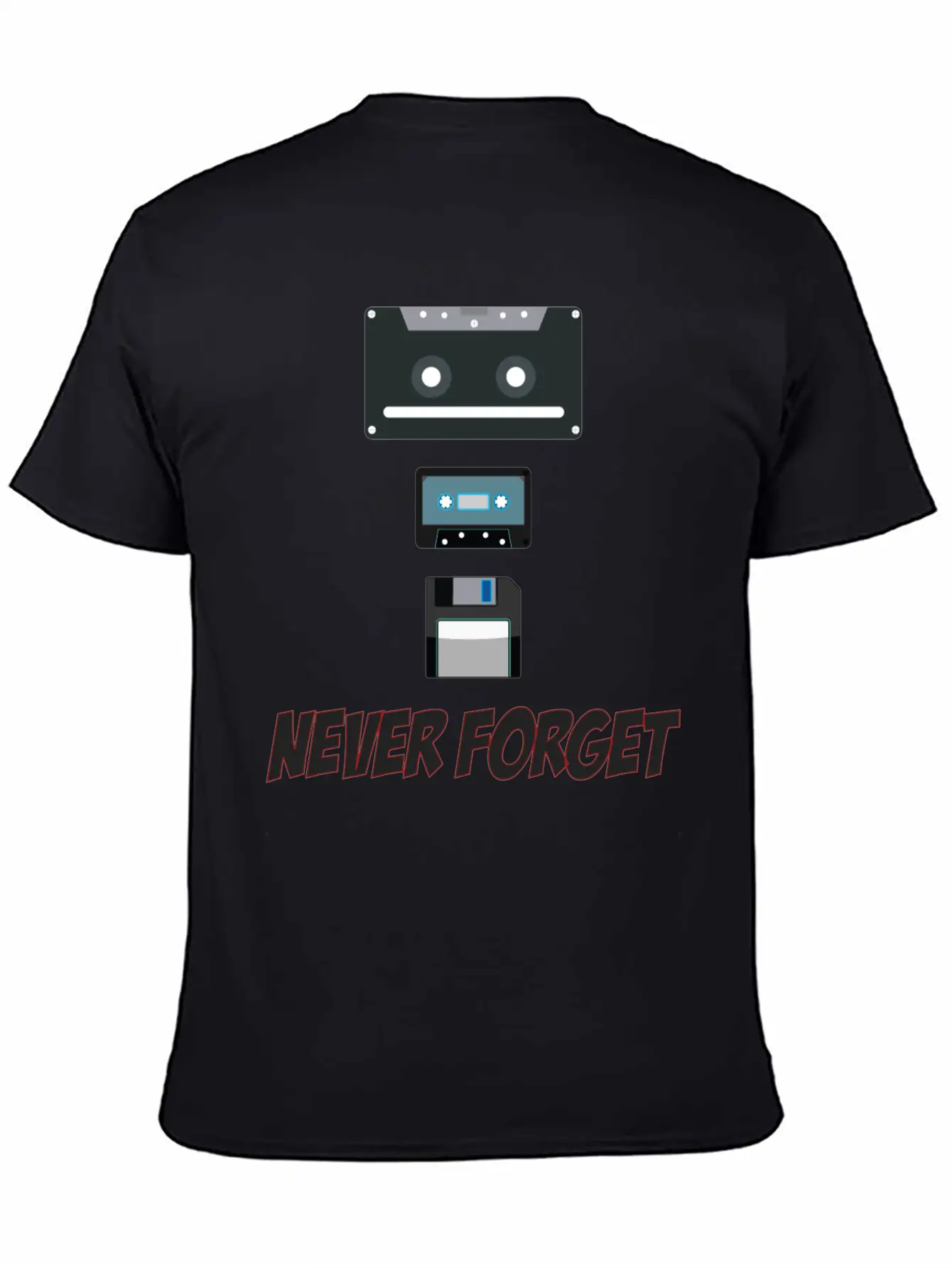 Never Forget - Music Funny T-Shirt Classic Cotton Tee – Unisex Comfort For Any Season