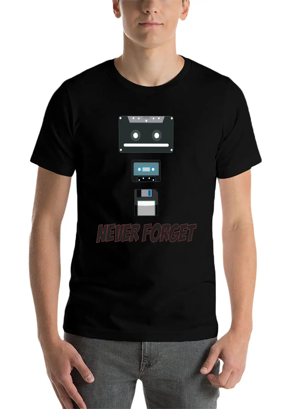 Never Forget - Music Funny T-Shirt Classic Cotton Tee – Unisex Comfort For Any Season