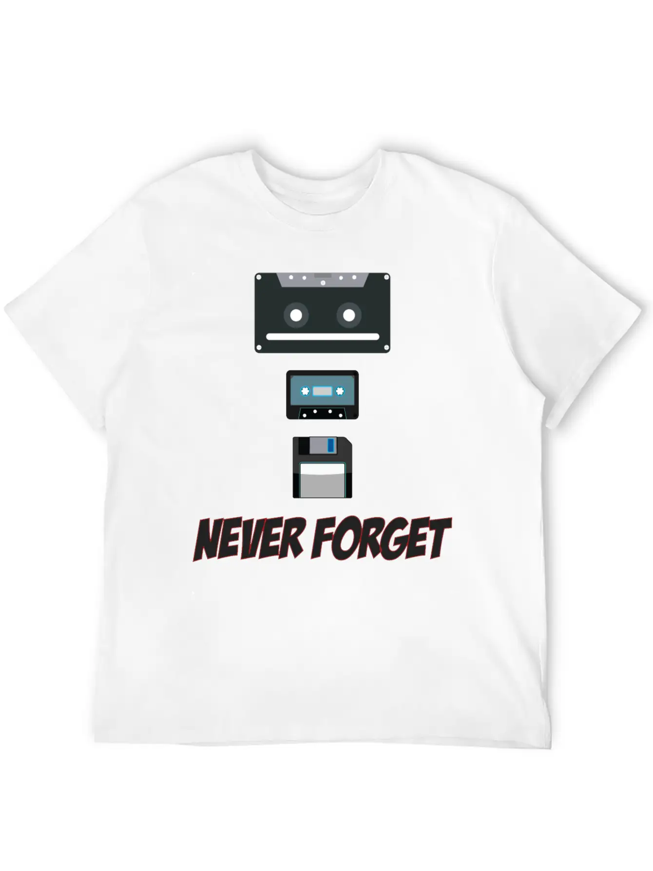 Never Forget - Music Funny T-Shirt Classic Cotton Tee – Unisex Comfort For Any Season