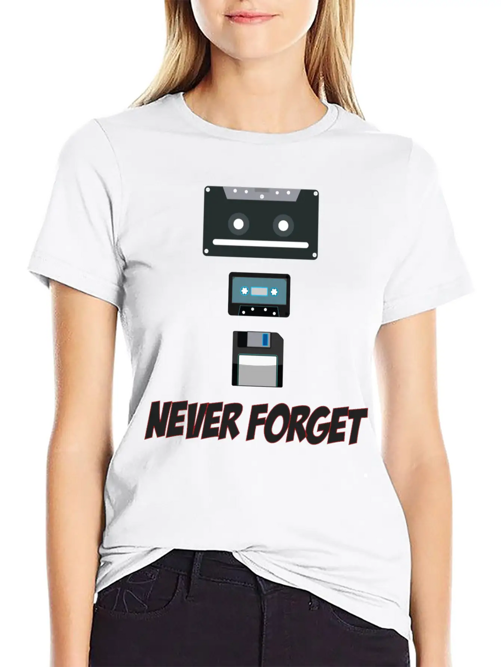 Never Forget - Music Funny T-Shirt Classic Cotton Tee – Unisex Comfort For Any Season