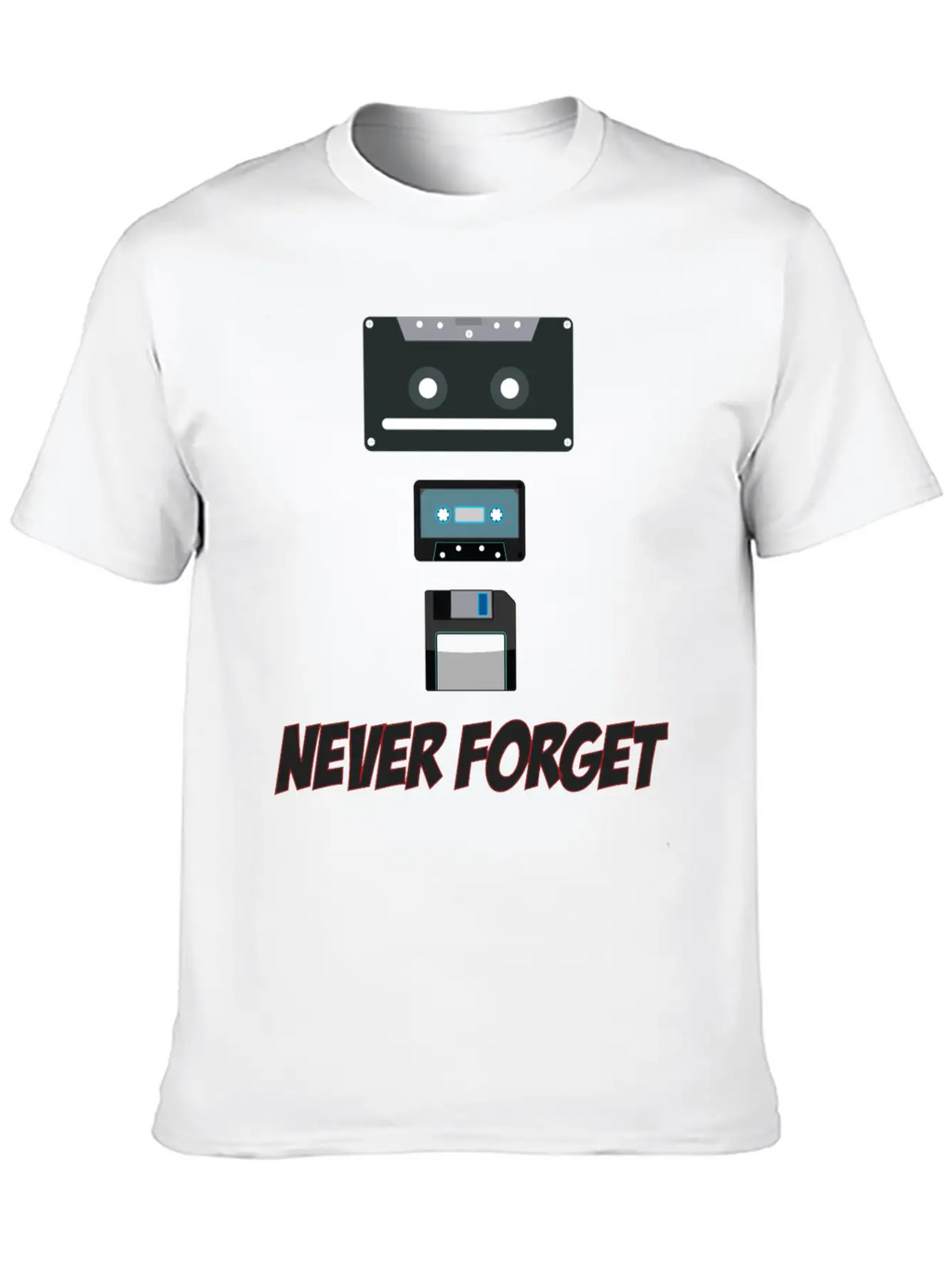 Never Forget - Music Funny T-Shirt Classic Cotton Tee – Unisex Comfort For Any Season