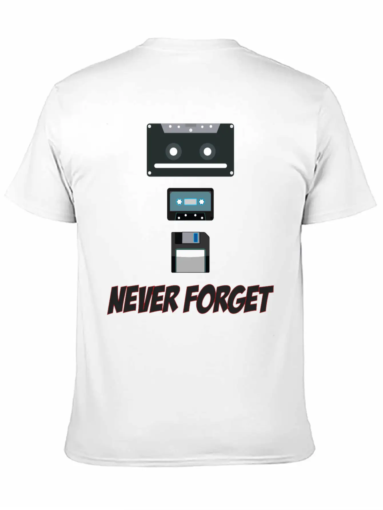 Never Forget - Music Funny T-Shirt Classic Cotton Tee – Unisex Comfort For Any Season