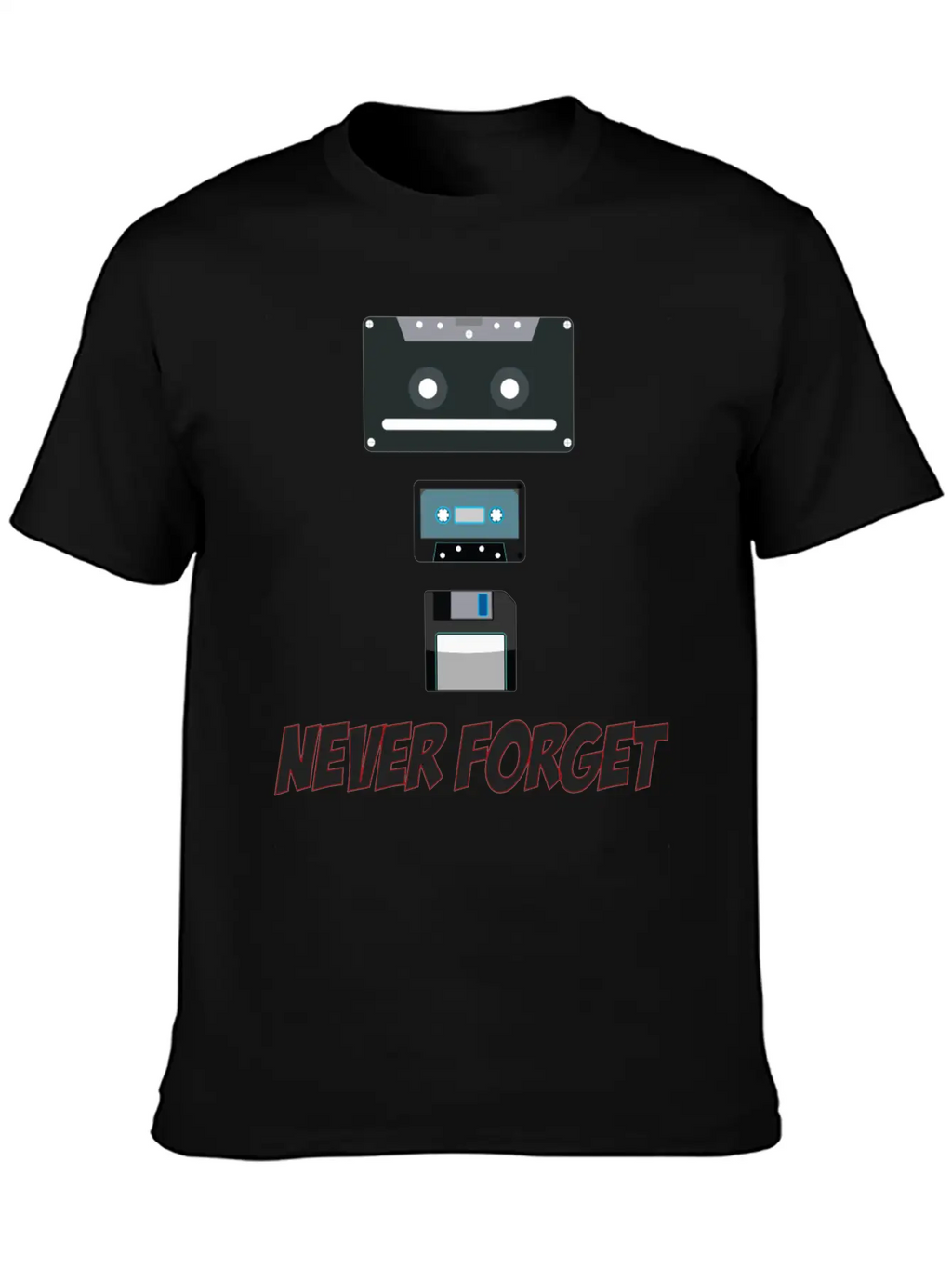 Never Forget - Music Funny T-Shirt Classic Cotton Tee – Unisex Comfort For Any Season