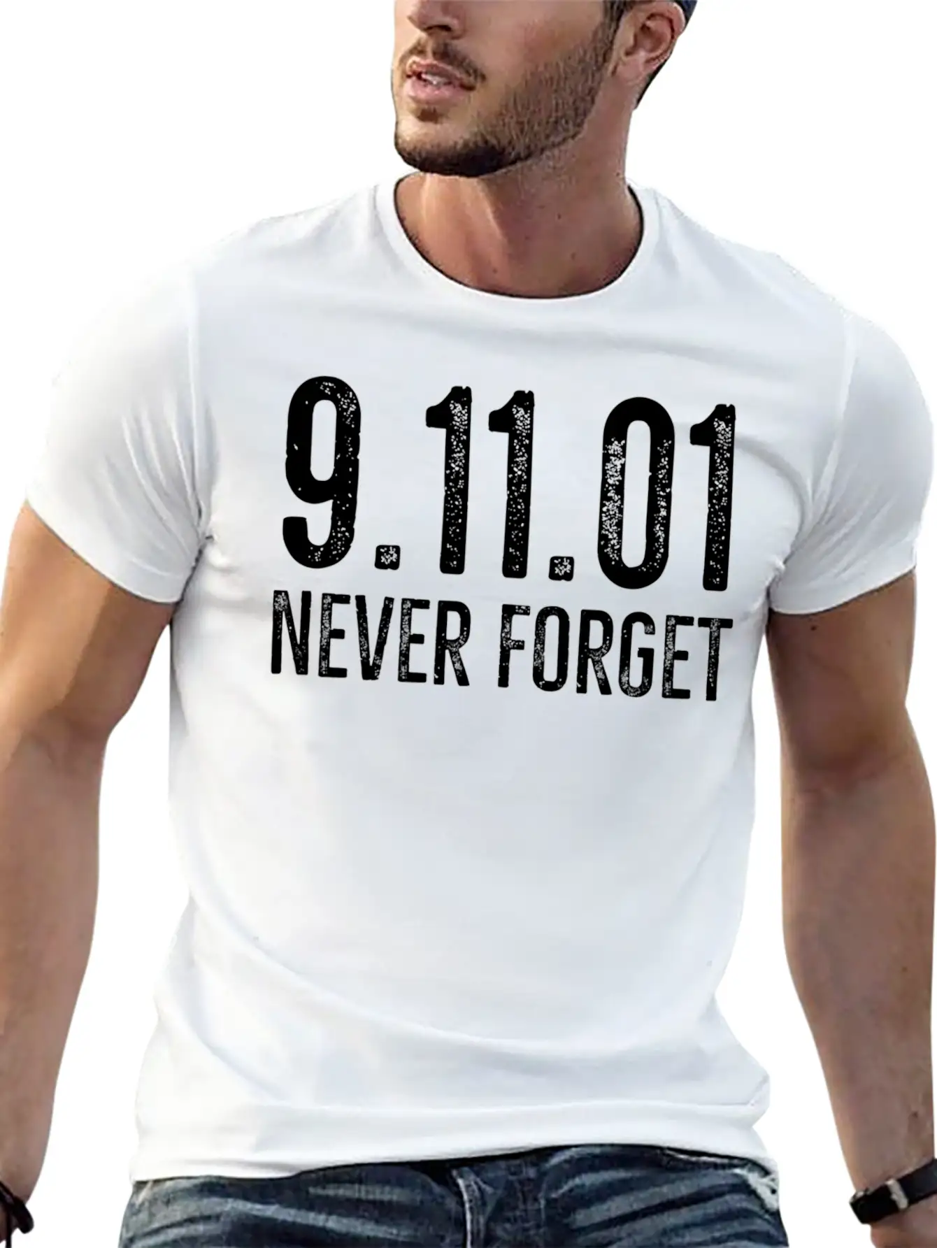 Never Forget Patriotic 911 American Patriot Classic Cotton Tee – Unisex Comfort For Any Season
