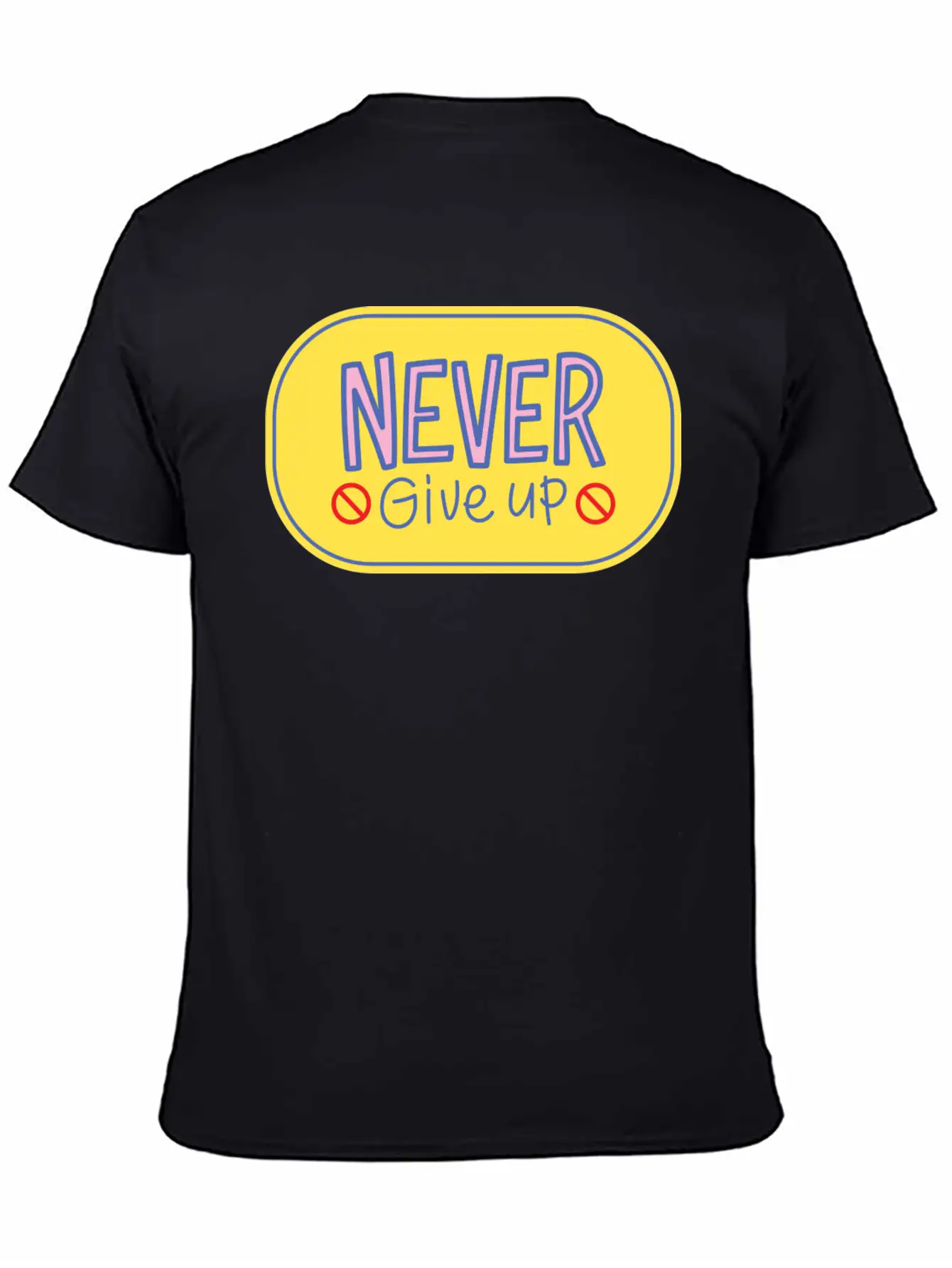 Never Give Up 2 Breathable Soft Cotton T-Shirt – Timeless Casual Look