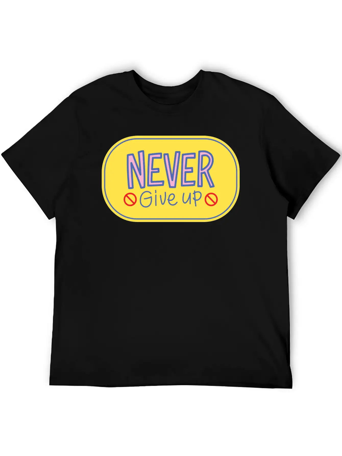 Never Give Up 2 Breathable Soft Cotton T-Shirt – Timeless Casual Look