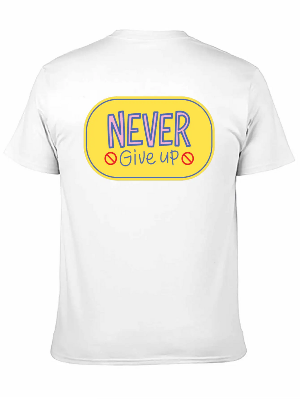 Never Give Up 2 Breathable Soft Cotton T-Shirt – Timeless Casual Look