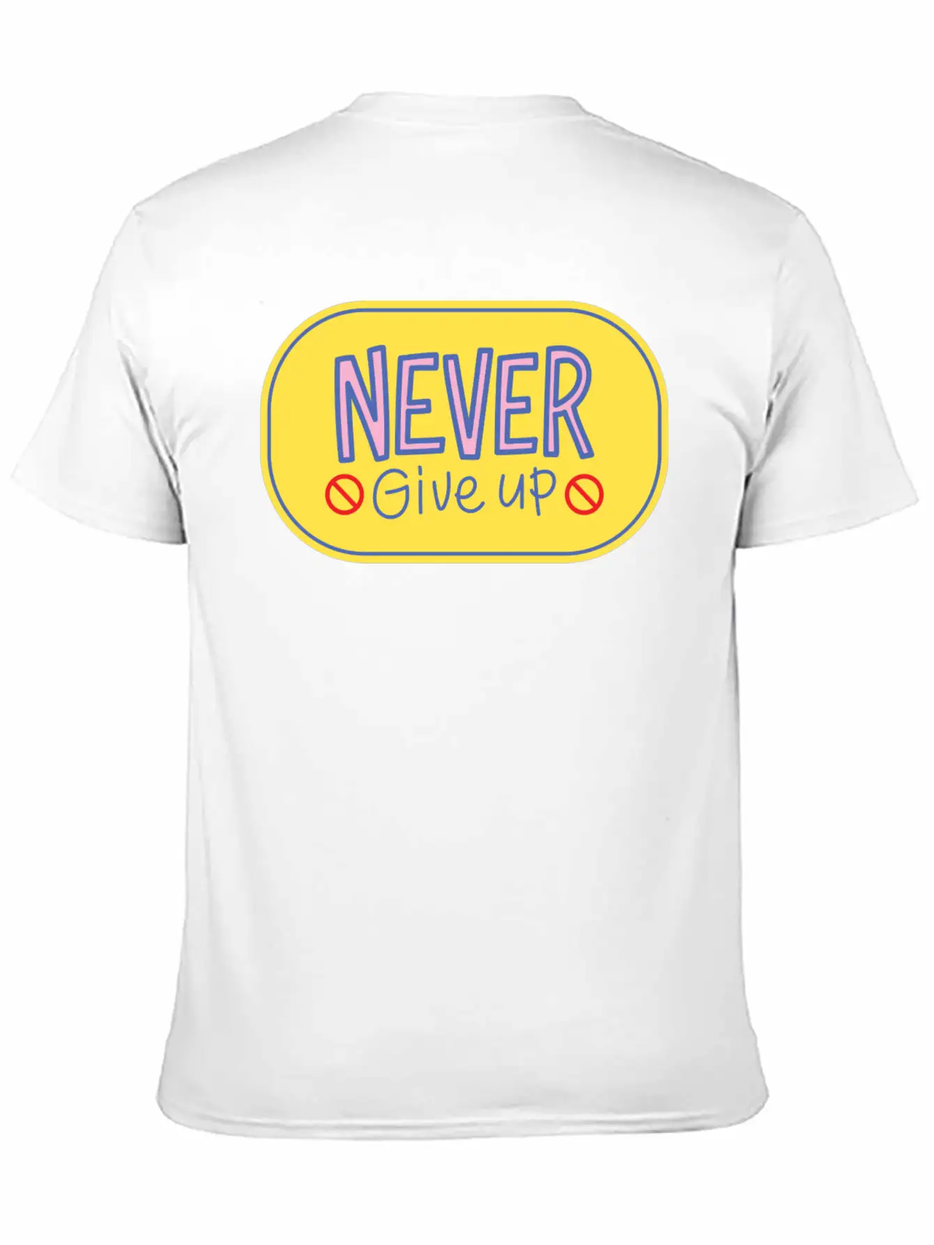 Never Give Up 2 Breathable Soft Cotton T-Shirt – Timeless Casual Look