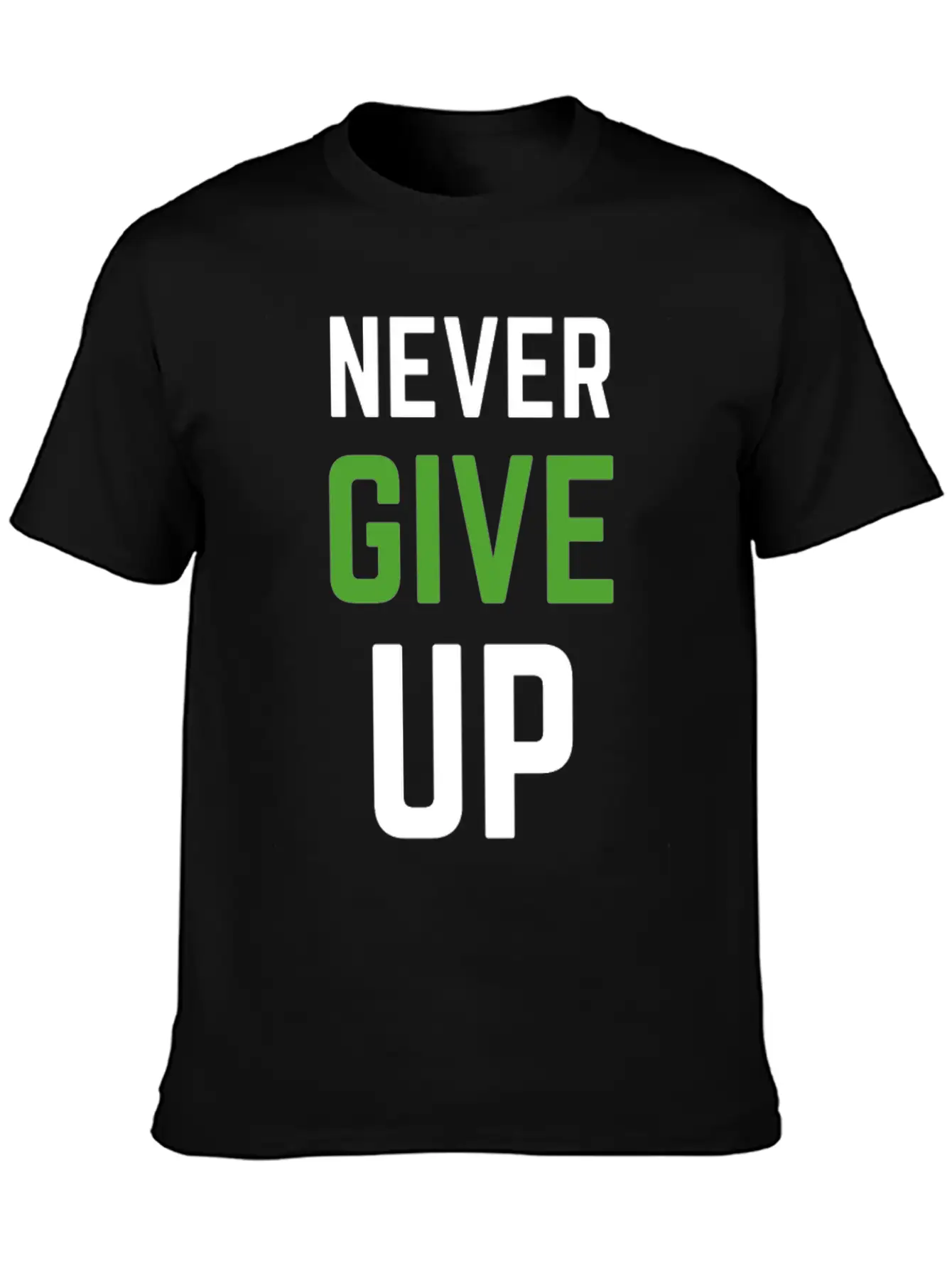Never Give Up - TRIATHLON Relaxed Everyday Tee – Lightweight And Durable Cotton