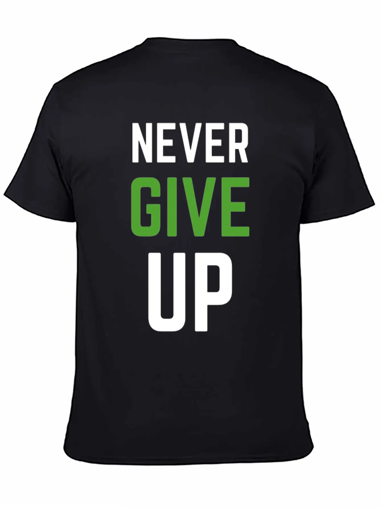 Never Give Up - TRIATHLON Relaxed Everyday Tee – Lightweight And Durable Cotton