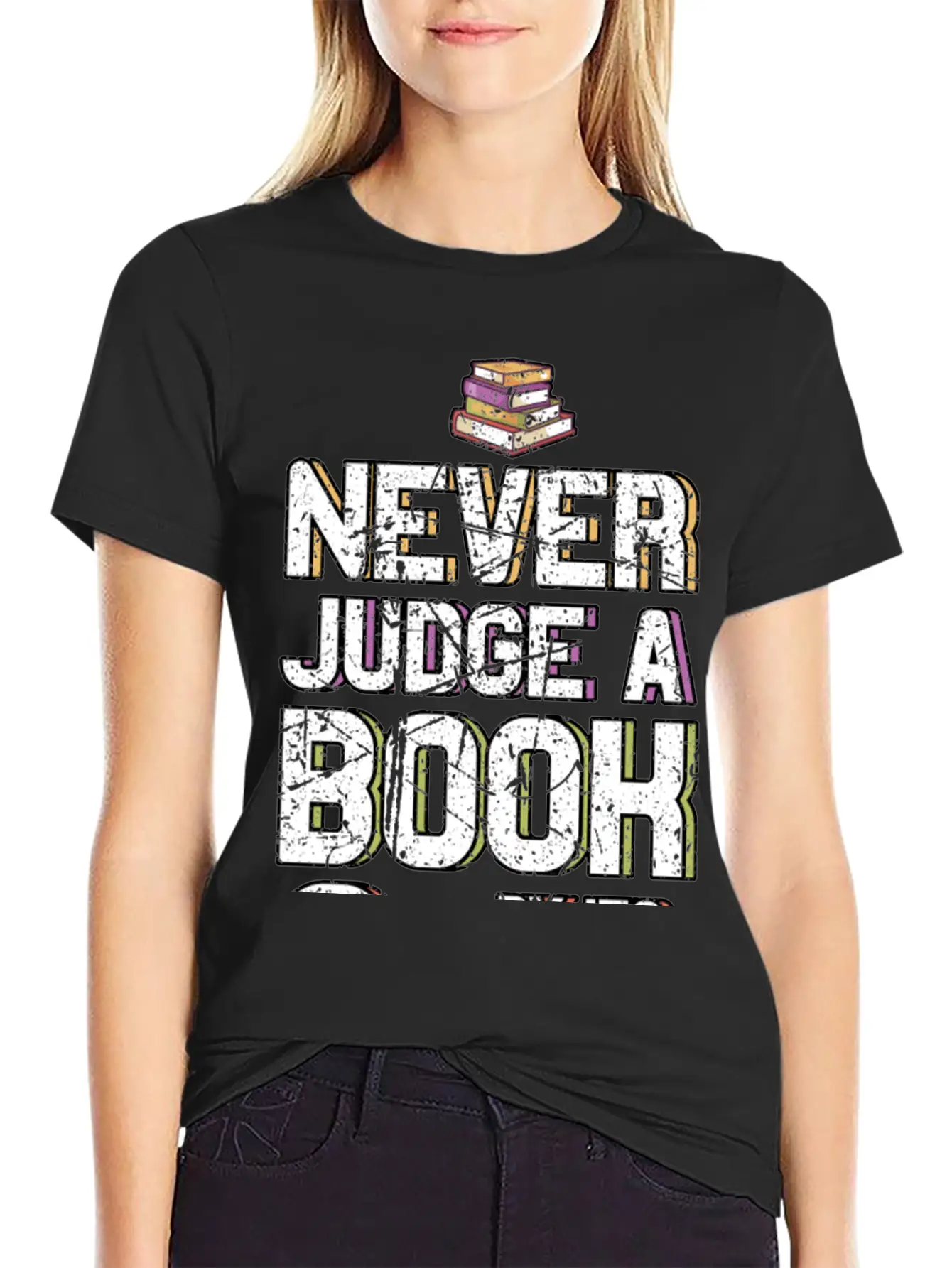 Never Judge A Book By Its Cover Book Lovers Gifts Classic Cotton Tee – Unisex Comfort For Any Season