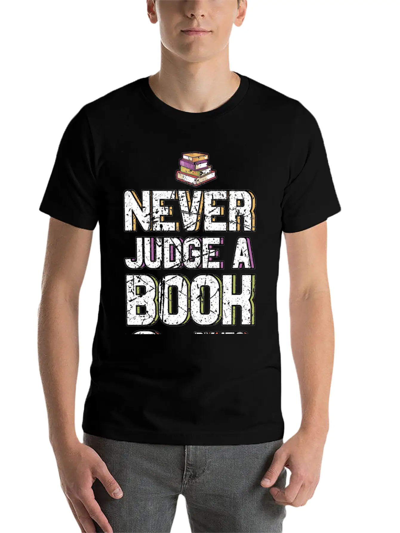 Never Judge A Book By Its Cover Book Lovers Gifts Classic Cotton Tee – Unisex Comfort For Any Season