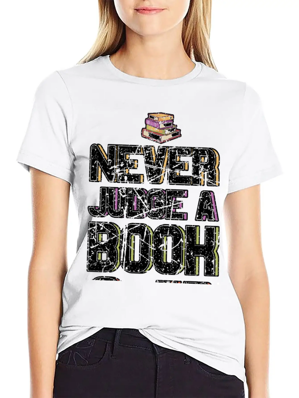 Never Judge A Book By Its Cover Book Lovers Gifts Classic Cotton Tee – Unisex Comfort For Any Season