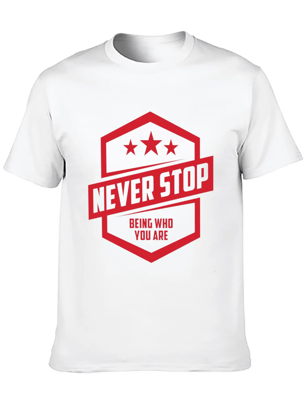 Never Stop Being Who You Are | Be Proud Classic Cotton Tee – Unisex Comfort For Any Season