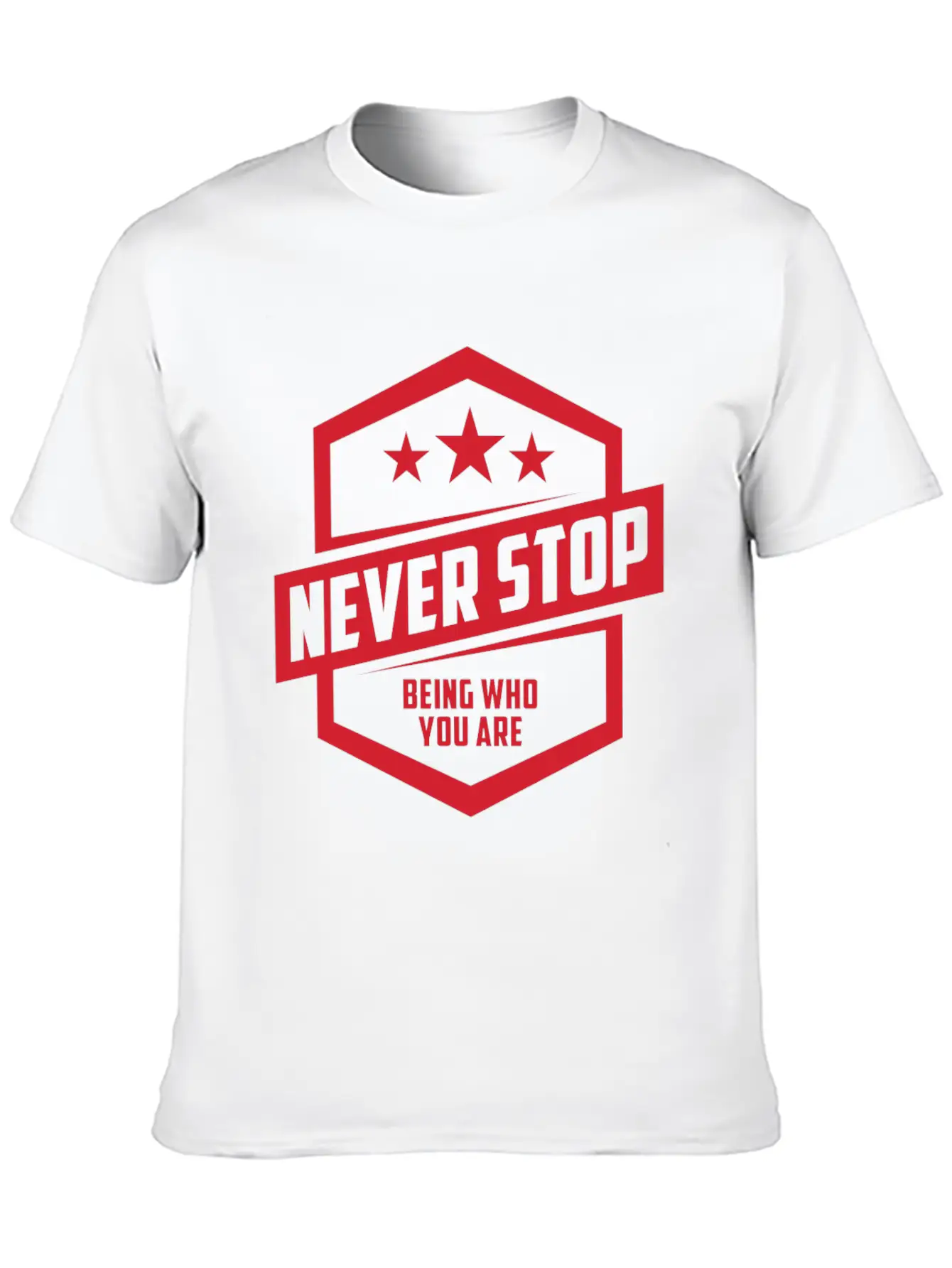 Never Stop Being Who You Are | Be Proud Classic Cotton Tee – Unisex Comfort For Any Season