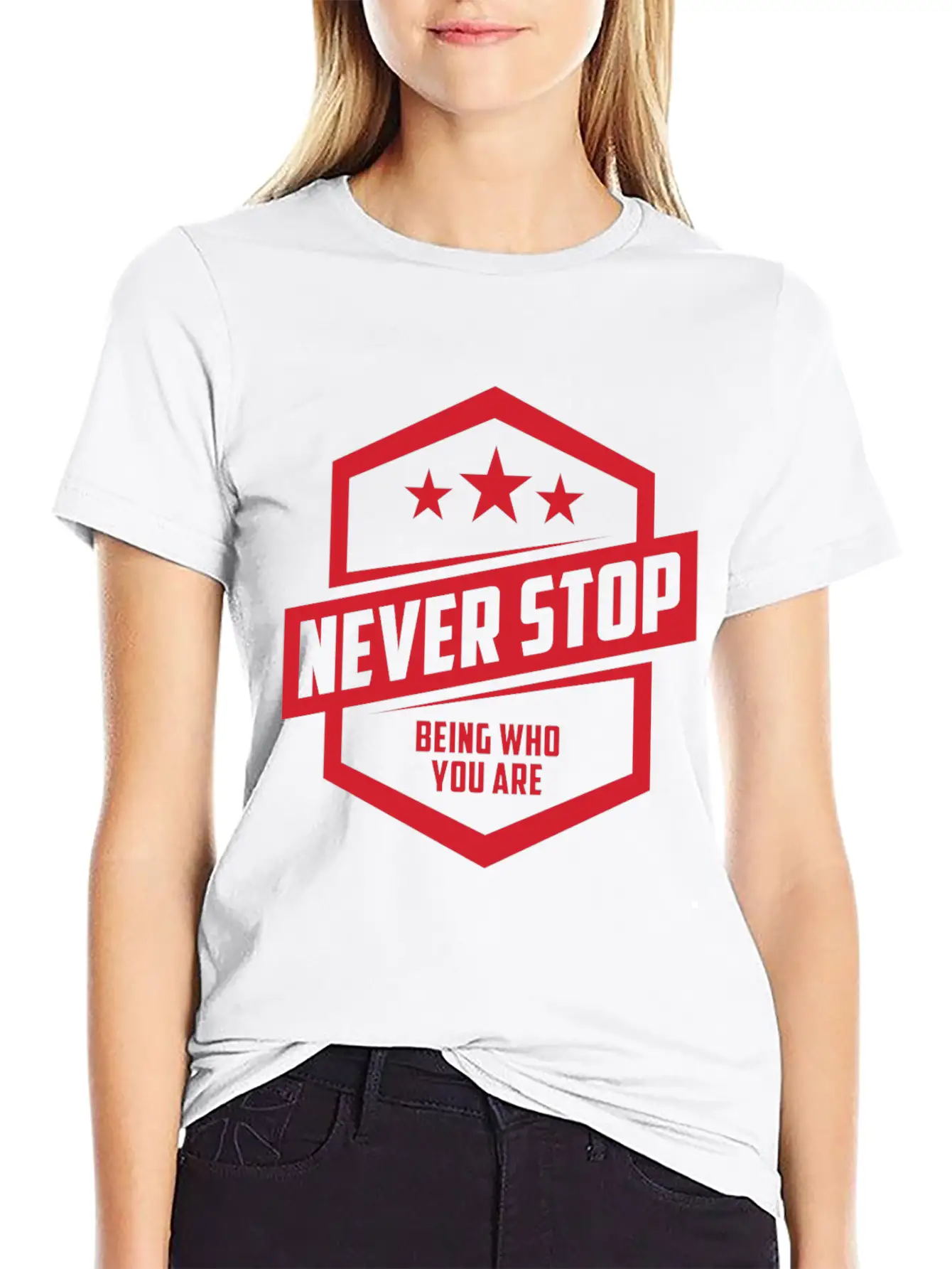 Never Stop Being Who You Are | Be Proud Classic Cotton Tee – Unisex Comfort For Any Season