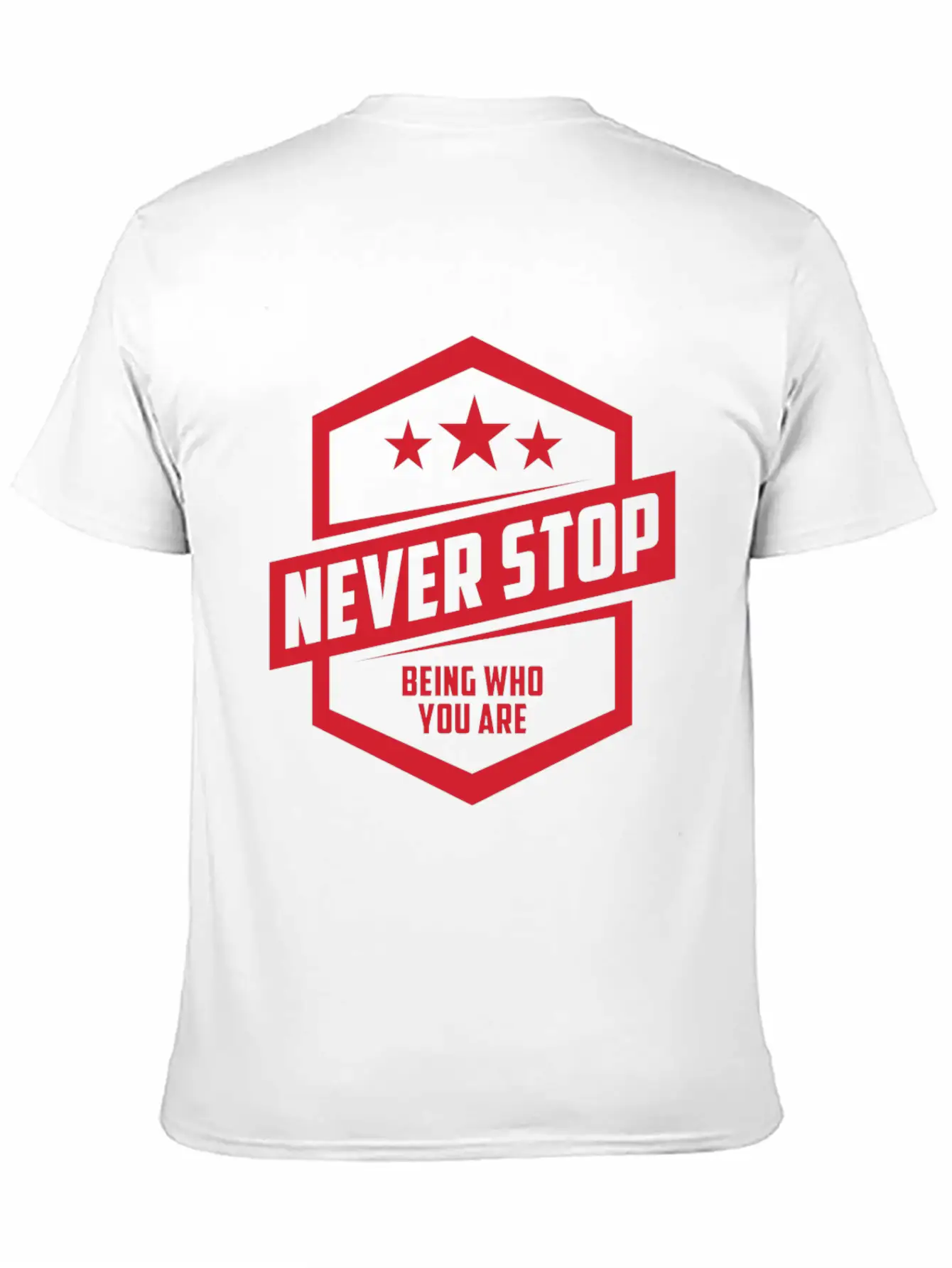 Never Stop Being Who You Are | Be Proud Classic Cotton Tee – Unisex Comfort For Any Season