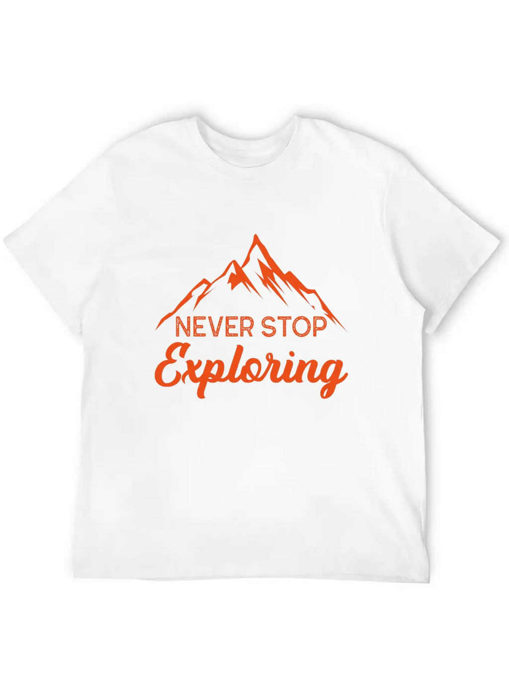 Never Stop Exploring Gift Nature Planet Forest Unisex Casual T-Shirt – Clean Design For Daily Comfort