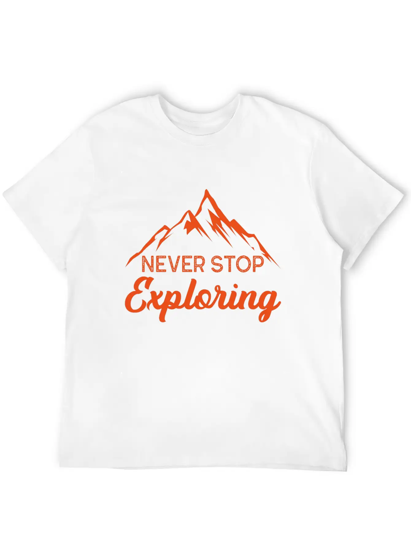Never Stop Exploring Gift Nature Planet Forest Unisex Casual T-Shirt – Clean Design For Daily Comfort