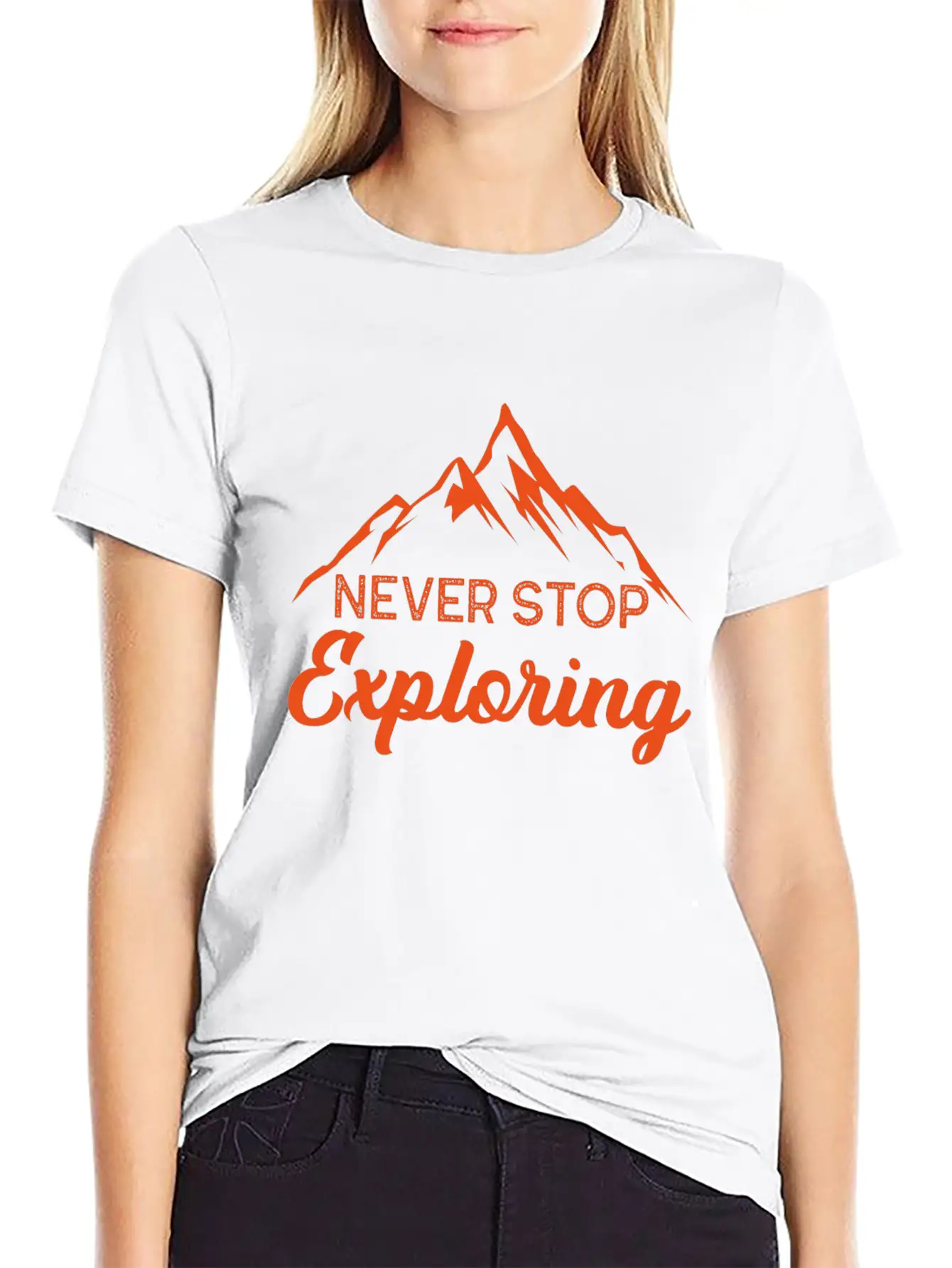 Never Stop Exploring Gift Nature Planet Forest Unisex Casual T-Shirt – Clean Design For Daily Comfort