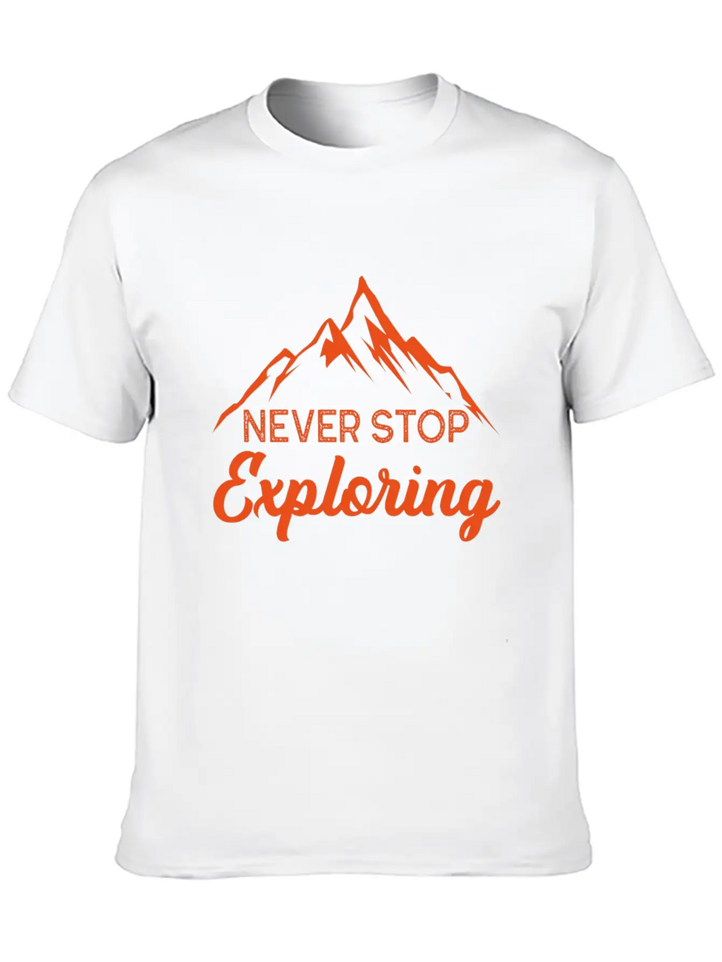 Never Stop Exploring Gift Nature Planet Forest Unisex Casual T-Shirt – Clean Design For Daily Comfort